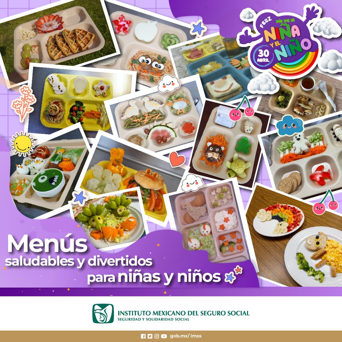 ¿Ya sabes cómo celebrar este Día del Niño y la Niña? Te presentamos algunos menús saludables y divertidos para disfrutar en familia