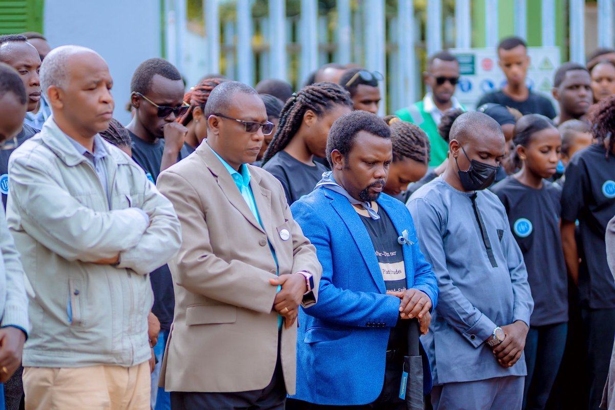 Today, College staff, students & local community came together to commemorate the 1994 Genocide against the Tutsi. The event started with participants laying a wreath at the genocide monument before engaging in other activities to encourage reflection on the Genocide. #Kwibuka30