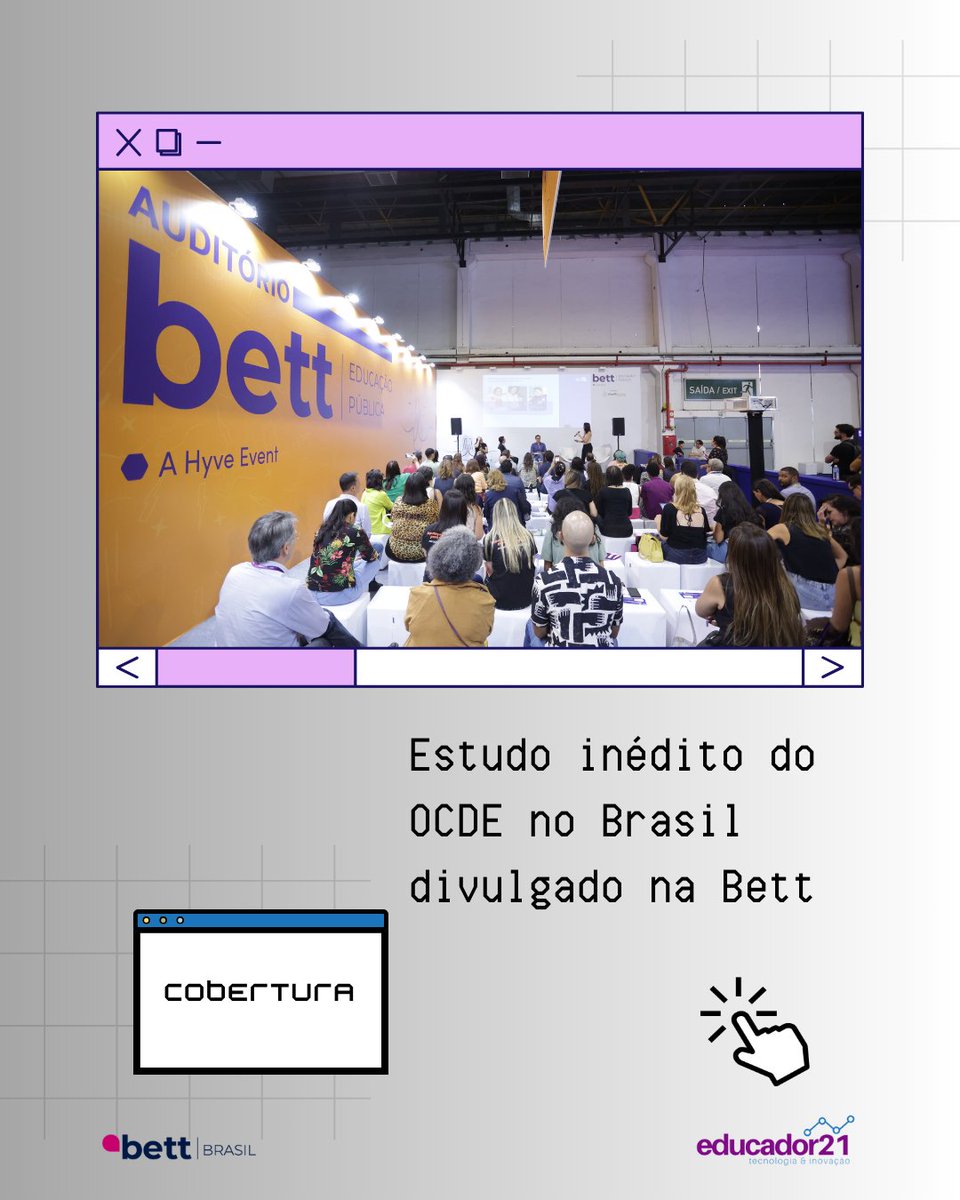 Pelo menos 12% dos jovens do mundo possuem ao menos um tipo de transtorno psicológico. Estudo do OCDE corrobora: educador21.com/estudo-inedito…

Nos vemos na Bett 2025!!! Vem com o educador21!

#educação #tecnologia #inovação #educador21 #BettBrasil #Bett2024 #educador21naBett24