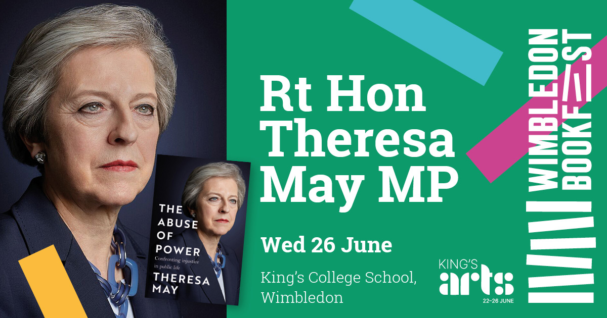 Join the former prime minister @theresa_may as she argues for a radical rethink in how we approach our politics and public life, in conversation with Caroline Wheeler, political editor at The Sunday Times at @WimBookFest this June 📚 brnw.ch/21wJjYg