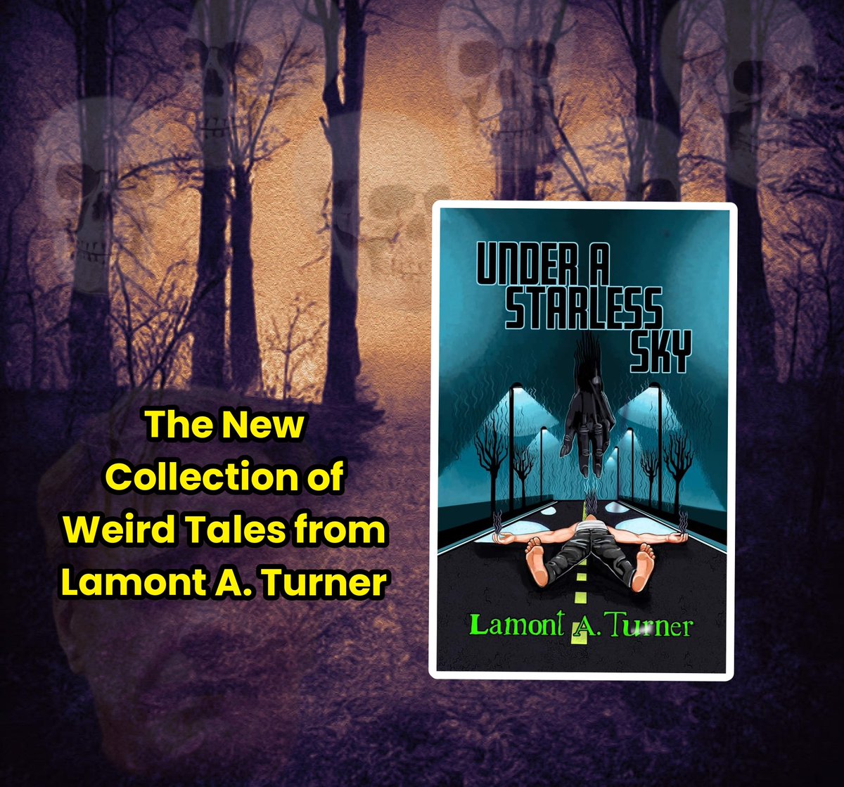 @AJWritesWorlds Welcome back to the haunted swamps of the deep south with the third volume of weird short fiction from Lamont A Turner. Under a Starless Sky is another mind-bending brew of Lovecraftian horror, pulp noir, and dark mystery. amazon.com/dp/B0D2XT164Q?…