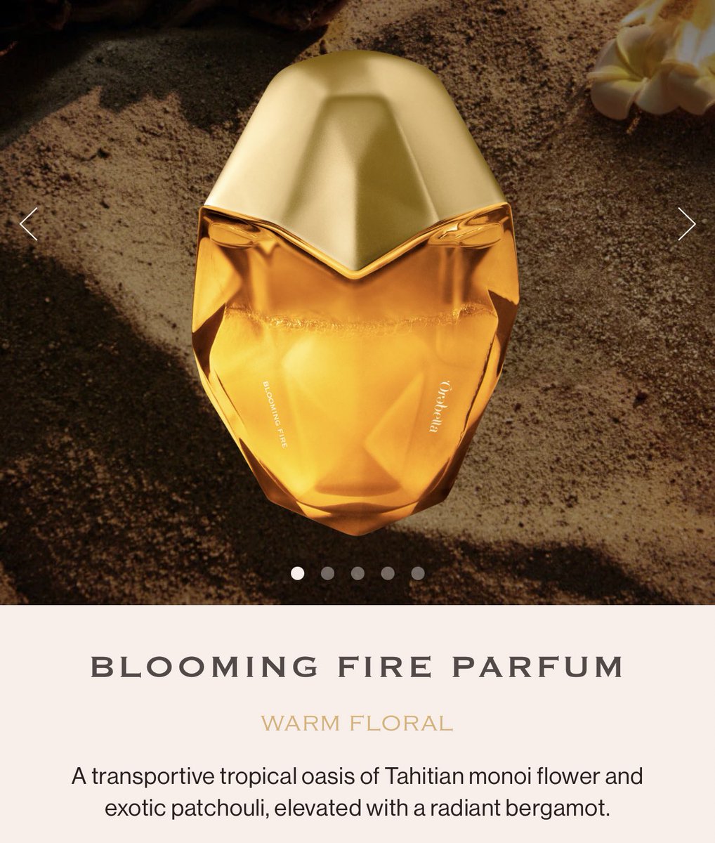 bella hadid coming out with some fragrances when i’m in my perfume era its like she read my mind. bitch i really wanna try blooming fire! i have a monoi oil and its 🤤
