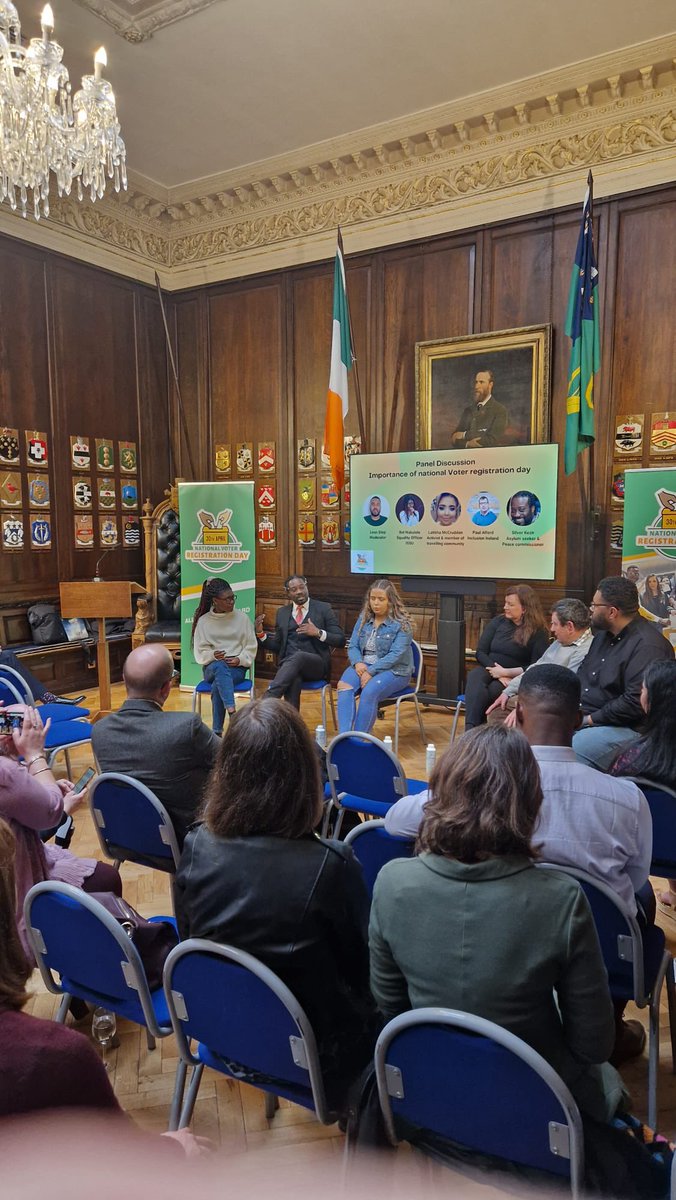 It’s National Voter Registration Day! ICCL attended today’s event in the Mansion House on the importance of registering to vote. You can register to vote in the local elections at checktheregister.ie - anyone resident in Ireland is eligible! #YourVoteYourVoice