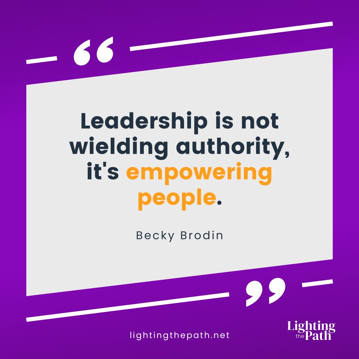 When you unleash the creativity, passion, and dedication of your team, that's when the magic happens. 

#empowerment #empoweringothers #leadership #leaders #leadershipdevelopment