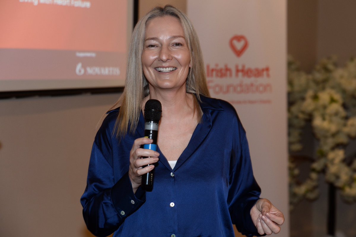 Fiona Meagher shares that #heartfailure ‘can be a lonely road. Please don’t feel alone. The Irish Heart Foundation offers amazing supports. Connecting with other patients makes you realise you are not alone. They will be your biggest cheerleaders’. #HeartFailureAwarenessWeek