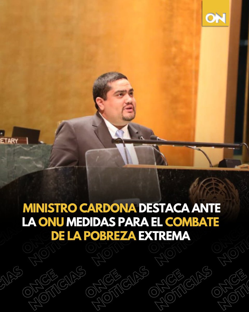 🟡 | El ministro de Desarrollo Social, José Carlos Cardona Erazo, participó este lunes en el 57º periodo de sesiones de la Comisión de Población y Desarrollo de la Organización de Naciones Unidas. Sus declaraciones aquí 👉🏼 : oncenoticias.hn/ministro-cardo… #JoséCardona #ONU…