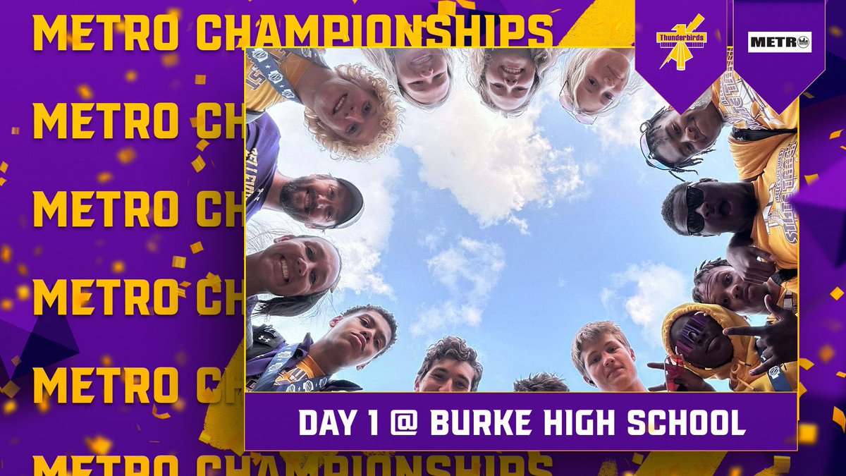 It’s MEET DAY!!!!!!!! 
📍Burke High School
⏰Field Events: 11am
⏰Running Events: 1pm
💻Live Results: live.athletic.net/meets/36453