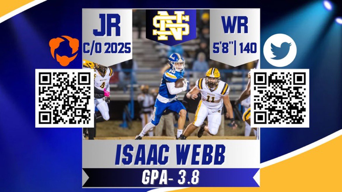 Results from the @CoachesCombines. First combine in the books, excited to see these numbers grow! 20 MPH 🔥🔥 🐥- @910_Isaac 📐- 5’8 | 140 lbs 🧠- 3.8 GPA 🏋️‍♂️- 255Squat | 185 Bench 🐶- All FH2A WR. Sure handed punt returner with a Ret TD. 🎥- hudl.com/v/2MSQwc