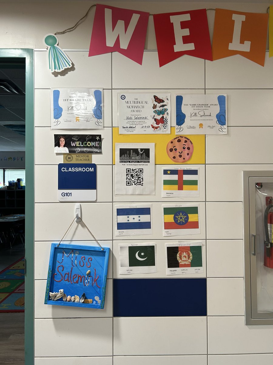 Maria Seid (@mariaseid) on Twitter photo Visiting Ms. Salemink’s first grade classroom at Aikin 
 this morning and greeted by this beautiful welcoming , display! Flags representing students’ home countries warms my ❤️! #risdrefugeeservices Visiting Ms. Salemink’s first grade classroom at Aikin 
 this morning and greeted by this beautiful welcoming , display! Flags representing students’ home countries warms my ❤️! #risdrefugeeservices