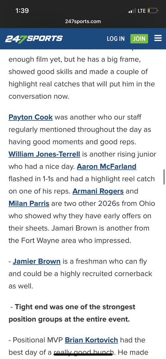 Appreciate the write up from the UA Camp @AllenTrieu! 🔥📈 @TheUCReport @SWiltfong_ @RivalsFriedman @TomLuginbill @CoachCamFB4 @Kivy9292