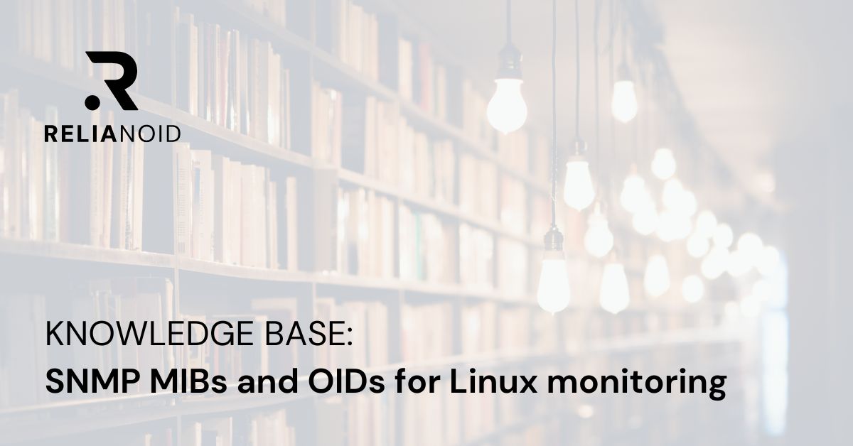 relianoid's tweet image. 🌟 Excited to share insights on #SNMP MIBs and OIDs for enhanced Linux monitoring! 💡 Discover how leveraging these tools can streamline your monitoring processes and optimize system performance. Dive into the article here: relianoid.com/resources/know… #LinuxMonitoring 🚀