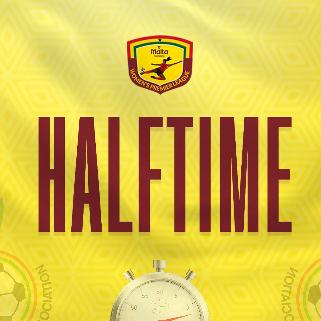 ⏰: Half Time!

 🎯@berryladiesfc 0:0 @GhArmyLadiesFc 

#SouthernZone 🔥 

#SheDidThat 
#MaltaGuinnessWPL
#BetwayGh