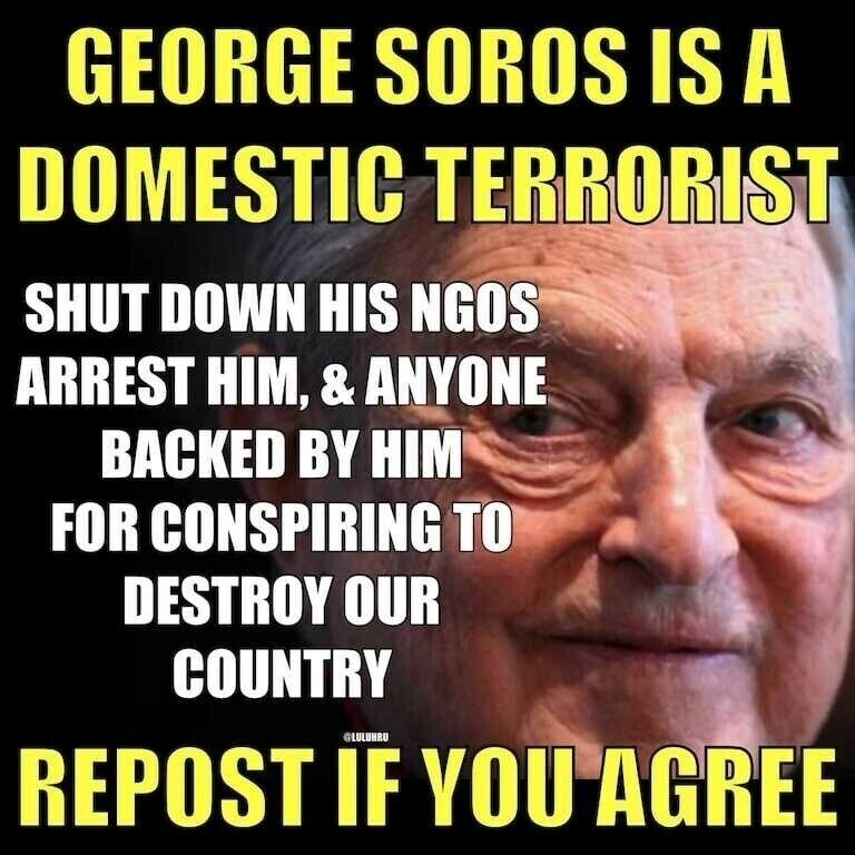 #GeorgeSoros  #ArrestSoros