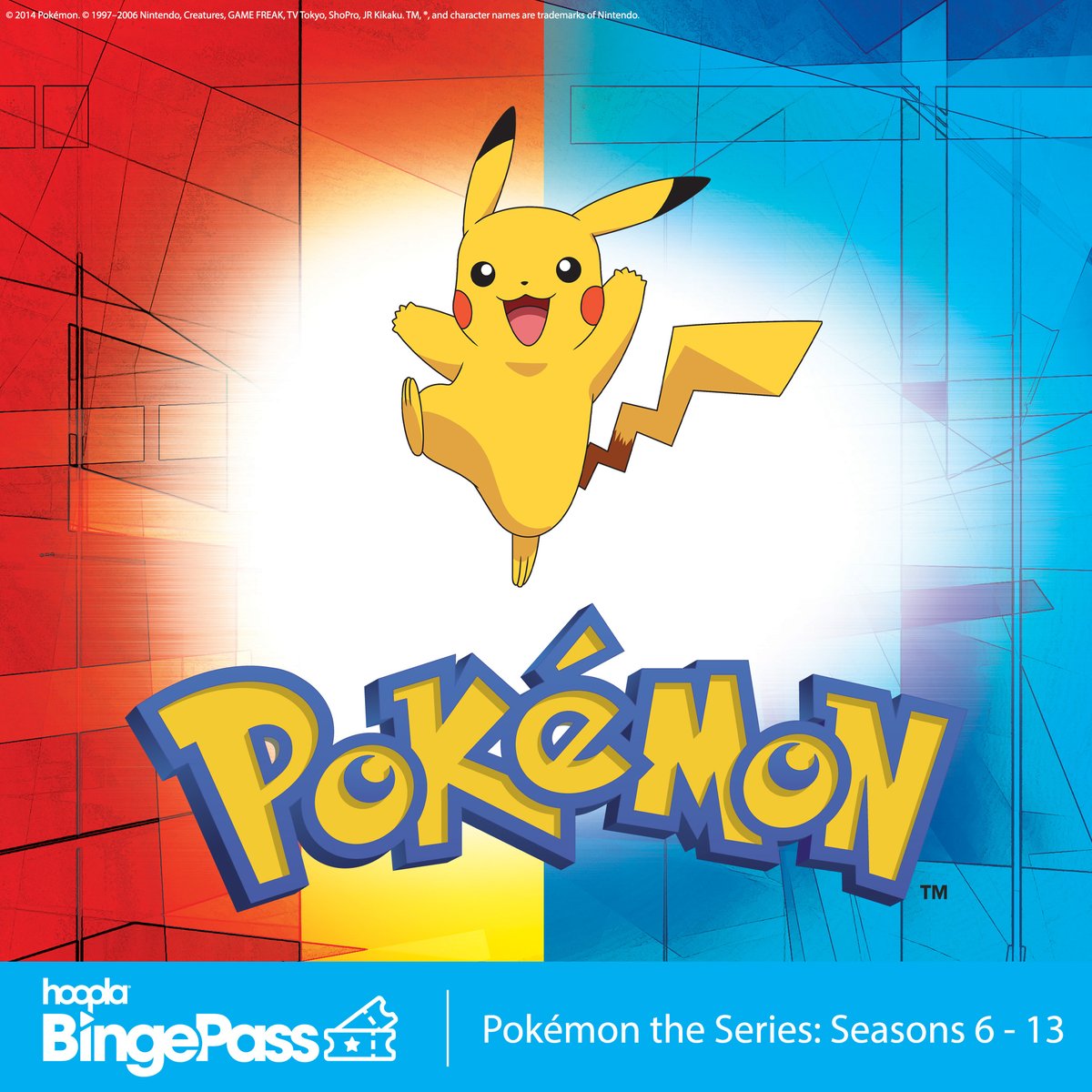 Gotta watch 'em all! Or at least, seasons 6-13. All available for instant streaming, no waiting - and only one borrow on Hoopla! bit.ly/4aV4EYd #pokemon