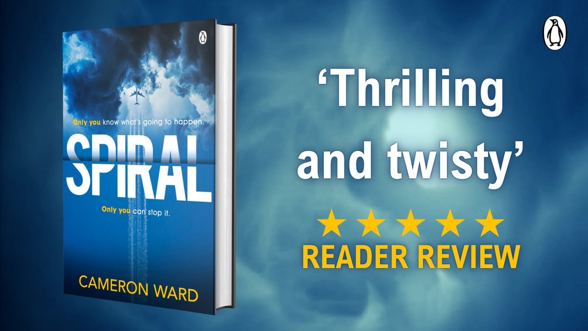 Ten hours into your routine flight, the engines fail and you and everyone onboard die instantly . . . Until you wake up, an hour before the crash ‘Thrilling and twisty’ ⭐️⭐️⭐️⭐️⭐️ READER REVIEW #Spiral by @AuthorCamWard, preorder now: amazon.co.uk/Spiral-Cameron…