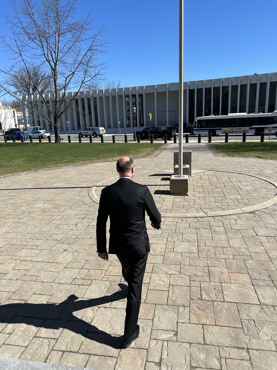 Proud and honoured to have served fourteen years in the New Brunswick Legislature with Trevor Holder. Doubly honoured to be present with him for the day he becomes a private citizen after serving NBers for 25 years. I wish him all the best!