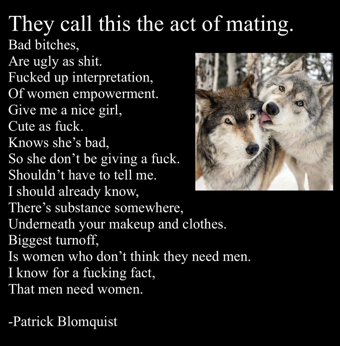 They call this the act of mating. 

#poetsociety #poem #poemsporn #poet #poets #poetryisnotdead #poetryislife #poetryislove #poems #poetry #poetrycommunity #writings #writers #writersnetwork #poetryislove #writeaway #write