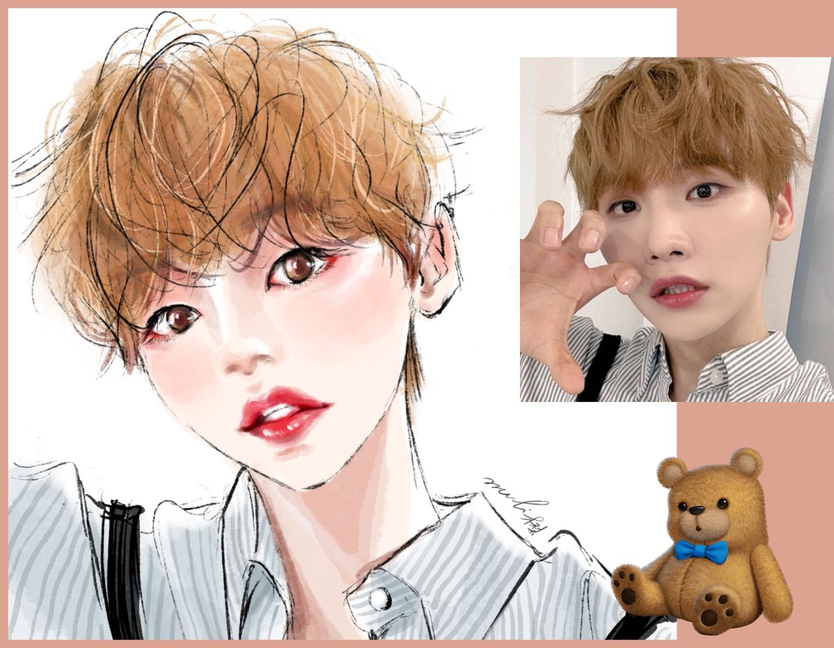 🐻🧡🤍
💛🤍🐻
🐻🧡💛   ︵  . • 🌸✨️
#전웅 #웅이 #ウン #ウンイ 
#AB6IX #Woong #웅이편 🌸 
#AB6IXfanart