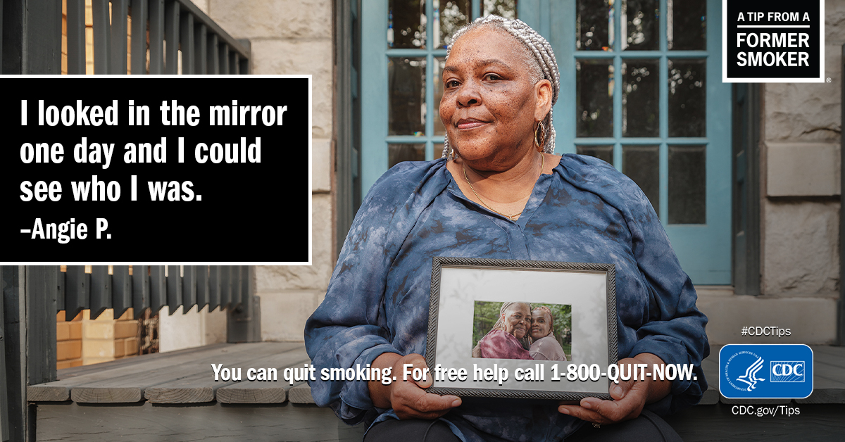 Angie P. is a proud member of the LGBTQ+ community. After coming out in her 40s & quitting smoking, she started feeling good about herself. She realized she is still a “really cool chick” without menthol cigarettes. Get motivated by her story: bit.ly/3UpnhOX #CDCTips