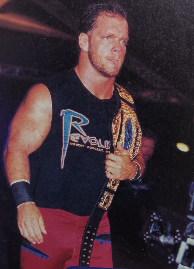 4/30/1998

Chris Benoit defeated Booker T to become the new WCW Television Champion at a house show from the Augusta Civic Center in Augusta, Georgia.

#WCW #ChrisBenoit #TheRabidWolverine #TheCrippler #BookerT #CanYouDigItSucka #WCWTelevisionChampionship