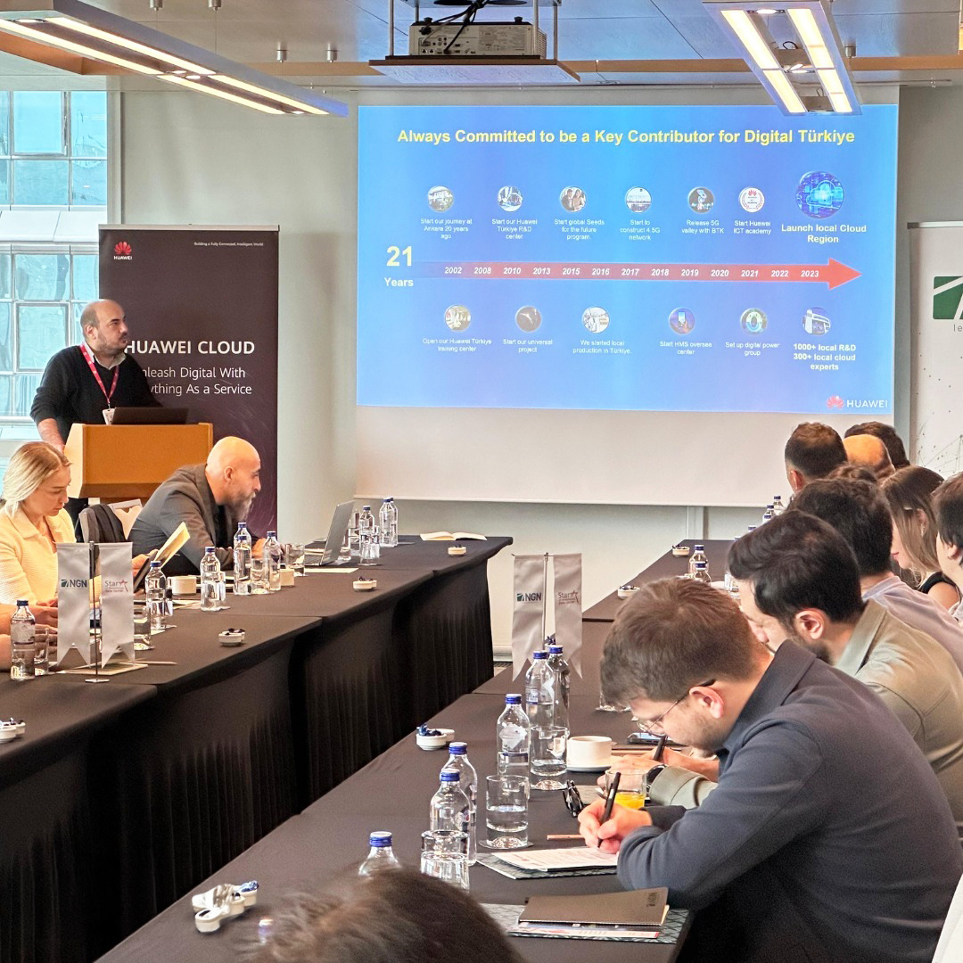 NGN iş birliğiyle düzenlediğimiz etkinlikte değerli katılımcılarımızla bir araya gelerek sektördeki yenilikleri ve çözümleri keşfettik.

Etkinliğimize katılan tüm misafirlerimize ve emeği geçen herkese teşekkür ederiz!

#Huawei #HuaweiCloud