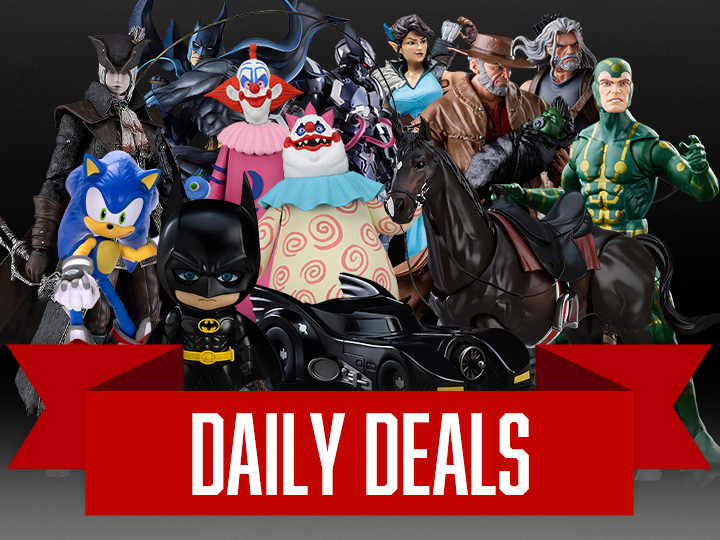 BBTS Daily Deals - Batman, Killer Klowns, Bloodborne, Marvel Legends, Sonic & More!
Remember, you can use your Pile of Loot on sale items!
bit.ly/3Qs64S6

#dailydeals #bigbadtoystore