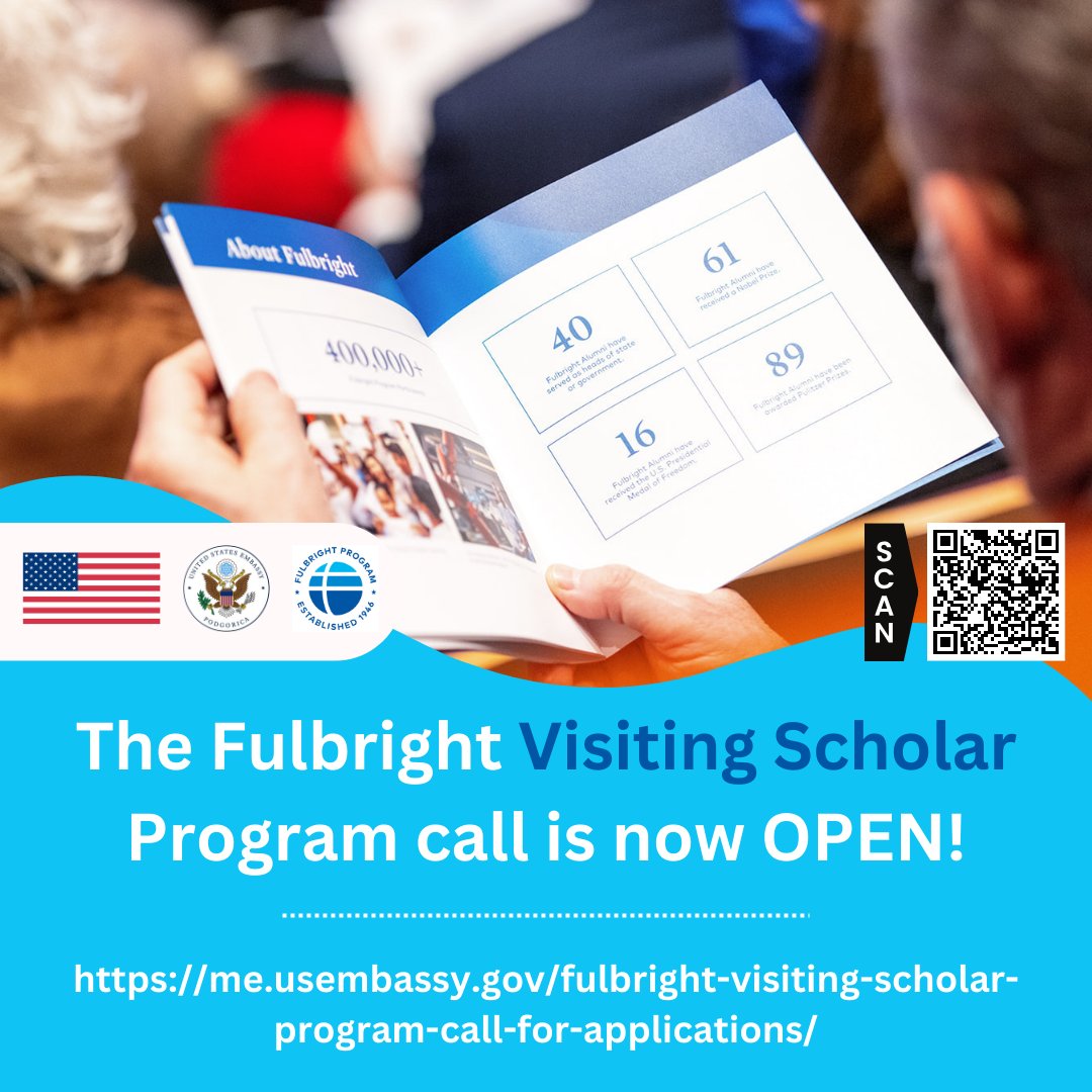 Calling all university lecturers, artists, researchers, & other professionals interested in postdoctoral research at 🇺🇸 institutions! Apply for the 2025-2026 Fulbright Visiting Scholar Program by September 30, 2024, via: apply.iie.org/fvsp2025. Let's #ExchangeOurWorld! 🌍