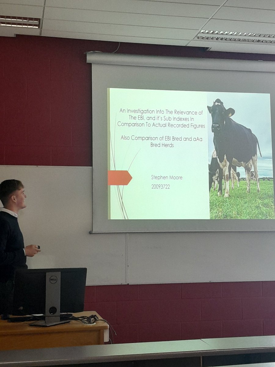 Well done to our final year #agsci students who presented their final year research project today. #agedu #futureisbright