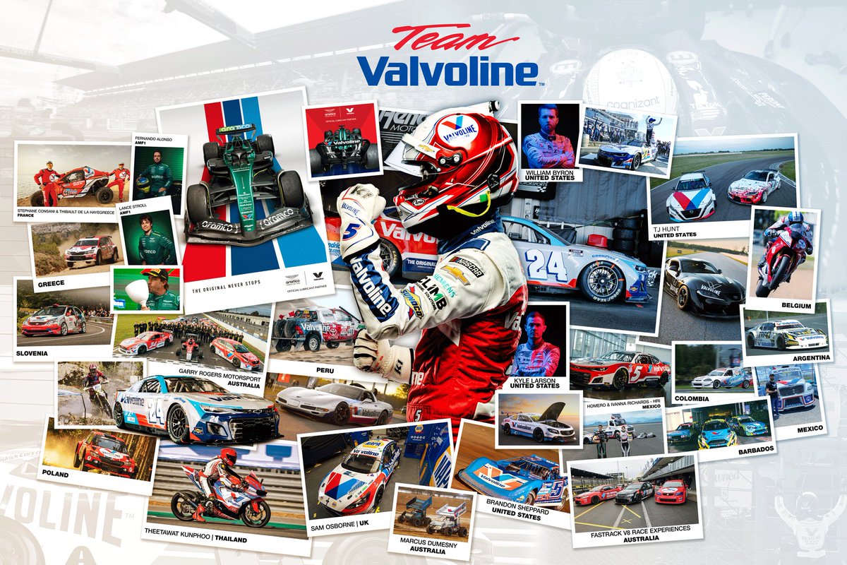 #TeamValvoline is looking sharp in every corner of the world for the 2024 season. Which is your favorite?