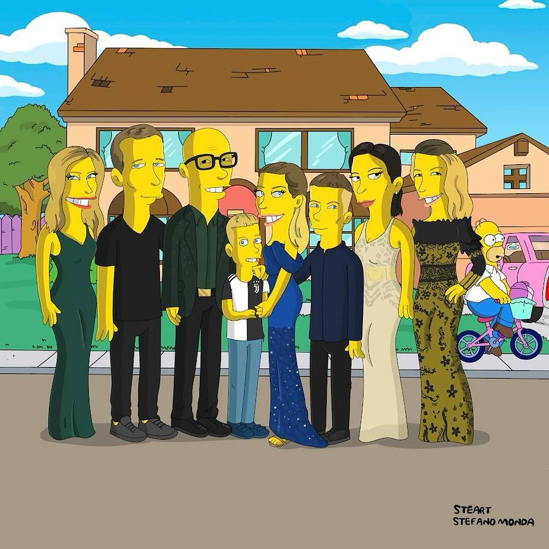 For our 10th anniversary, <a href="/Vzesniauskaite/">Modesta Vzesniauskaite</a> commissioned <a href="/TheSimpsons/">The Simpsons</a>-inspired artist Stefano Monda to make the portrait on the left.

It's an addition to the earlier one on the right. No denying the impact William and Isabella's arrivals have had! And not forgetting Cookie 🐶.