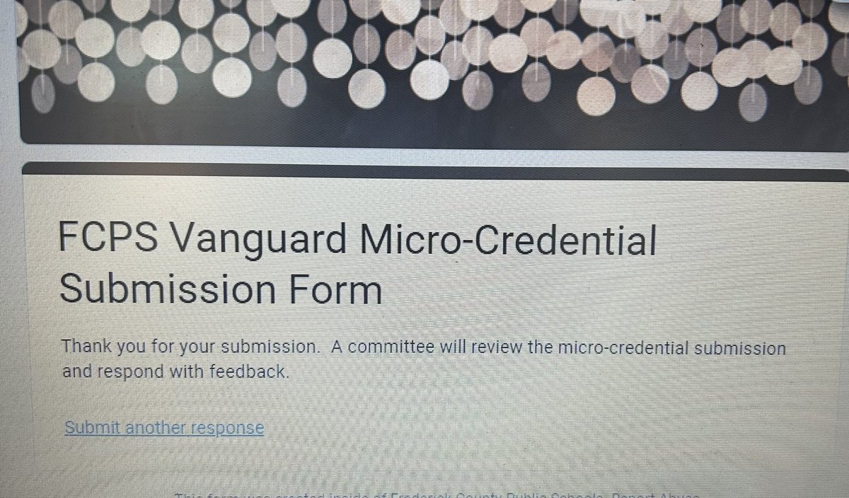 My last Micro-Credential submission! I can’t believe how fast three years go when you are surrounded by people in a like-minded community! I am so thankful for my experience and all of the connections that I’ve made throughout Vanguard!! #FCPSVangurd always! 🚀