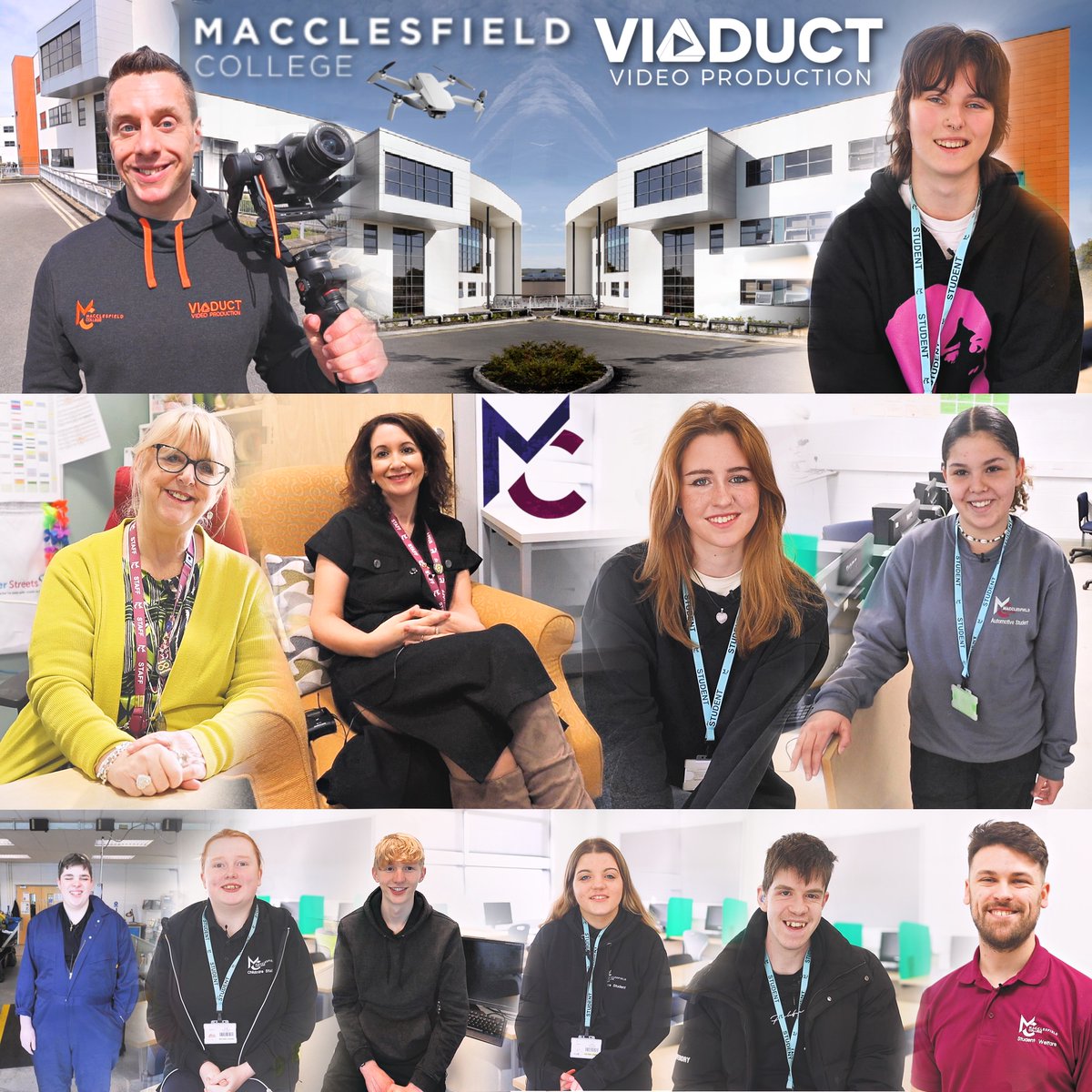 Tuesday filming 11 student & staff interviews for Macclesfield College #lovewhatyoudo #macclesfield #macclesfieldcollege