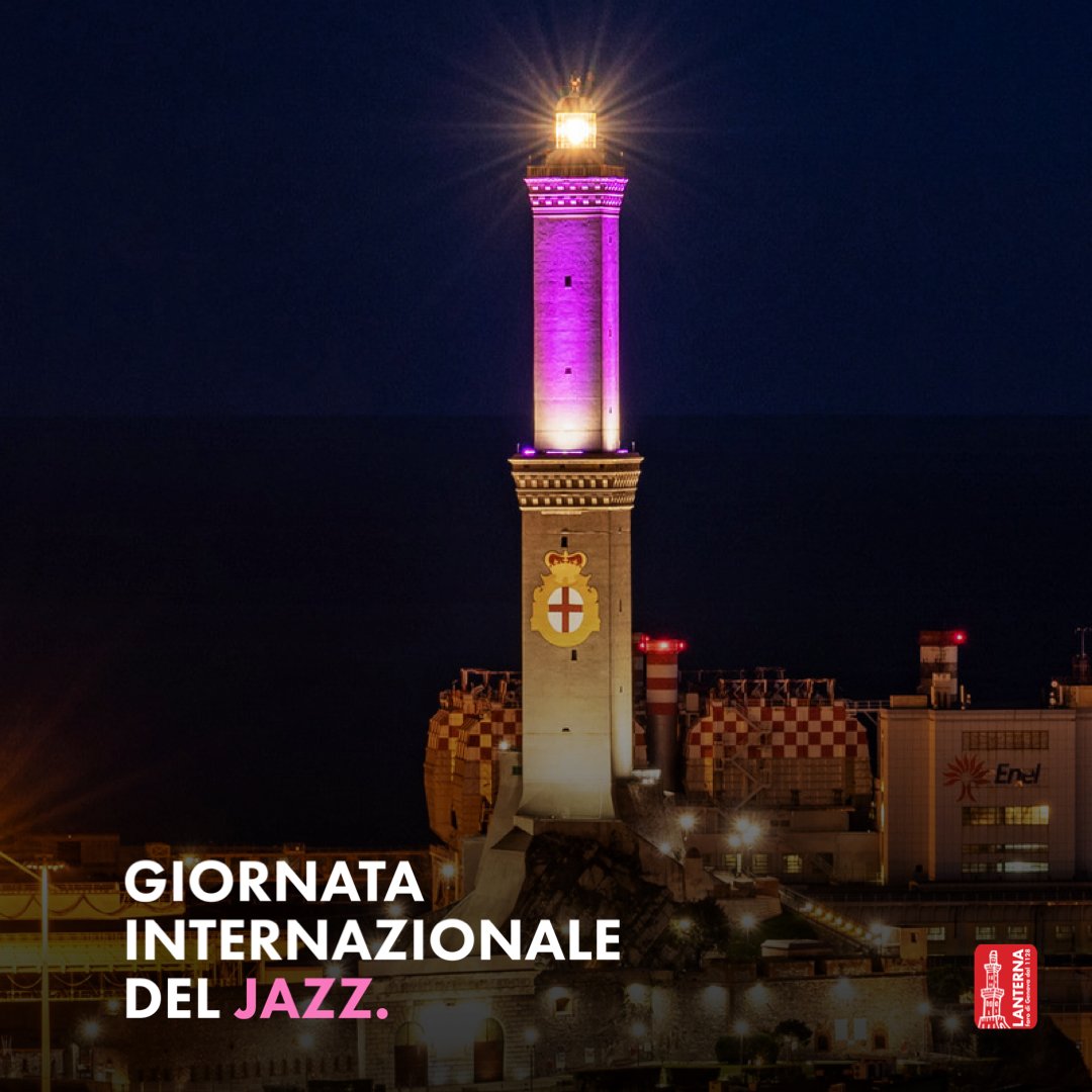 🎵 Il #Jazz è molto più di semplice #musica: è uno stile di vita, un modo di essere e pensare. Ha dato voce alla lotta contro la discriminazione e il razzismo.

Per festeggiare la Giornata Internazionale del Jazz la #LanternaDiGenova si tinge di rosa!🎷

#Genova #Illuminazione