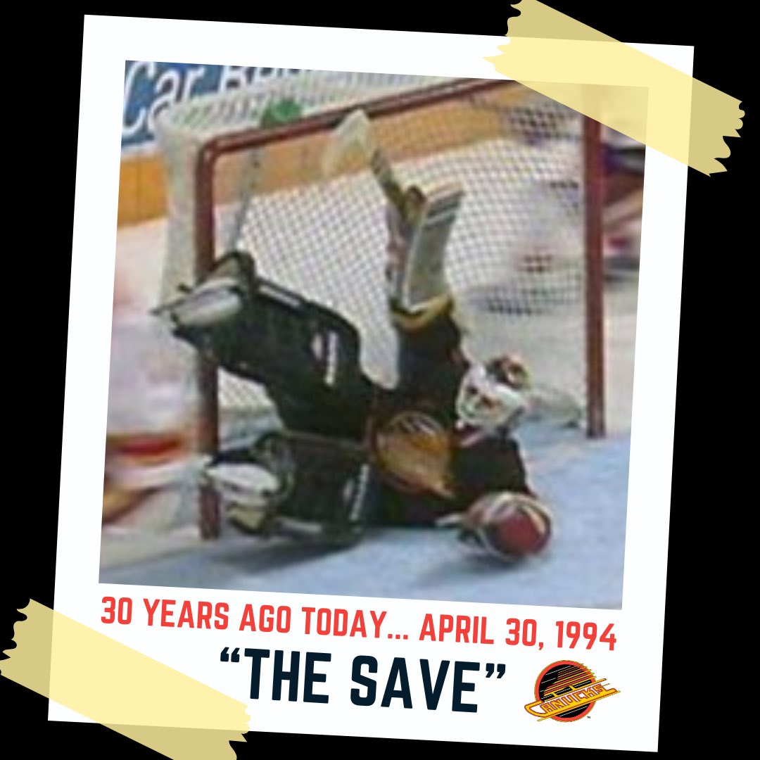 Today is the 30th Anniversary of “The Save” by Kirk McLean!!

#CanucksAlumni