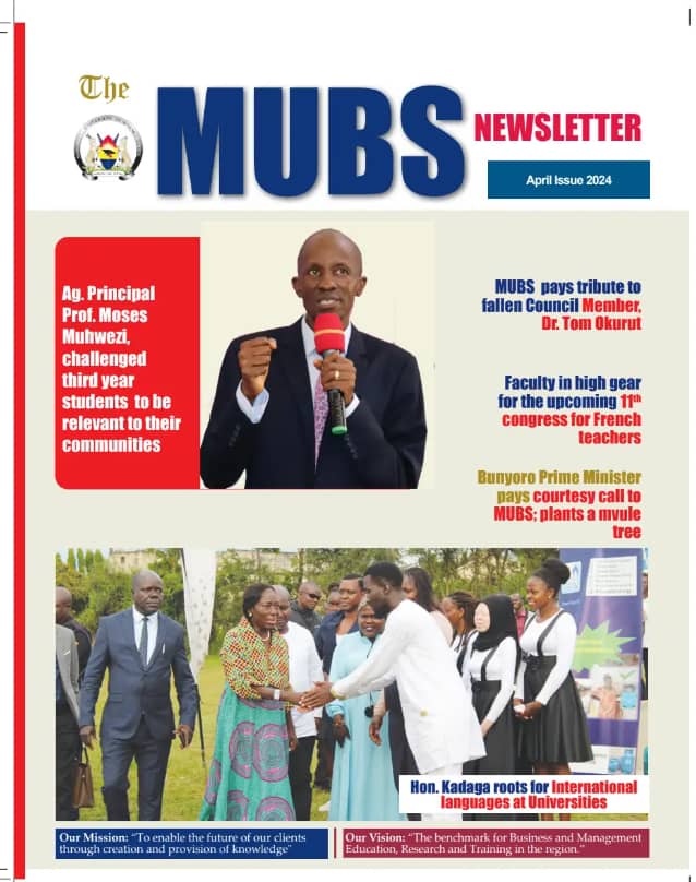 Access the MUBS E-Monthly Newsletter for the Month of April 2024 through the link below. drive.google.com/file/d/1lu8XLH… Do not miss Interesting articles inside such as 👇 The Last Lecture 28th AIMC Announcement Preparations for the 11th Congress for French teachers