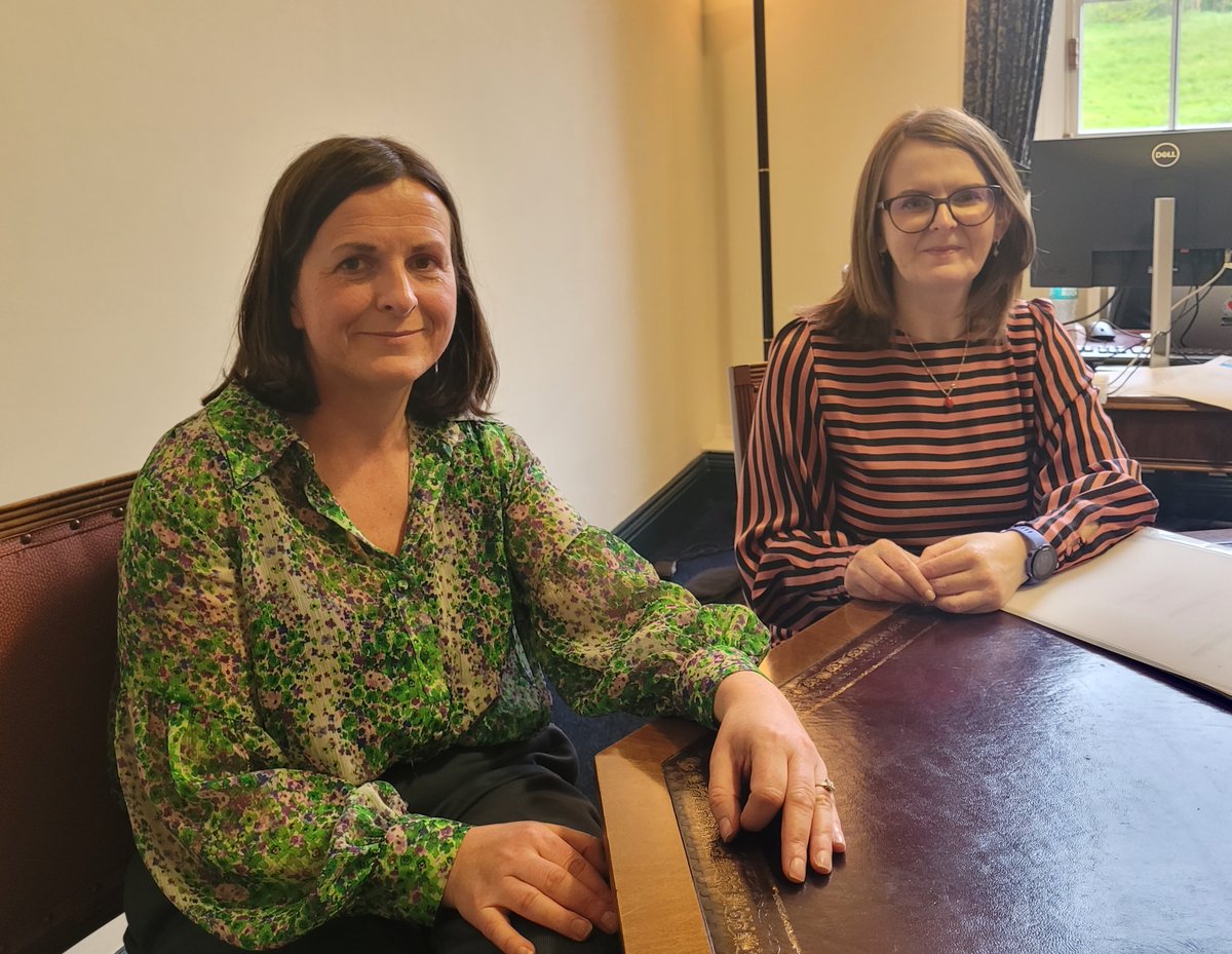 Finance Minister @CArchibald_SF met with Lisa Beers from the Strategic Investment Board to discuss the importance of scoring social value in public procurement and hear @contactSIBNI’s recommendations to further strengthen the existing policy.