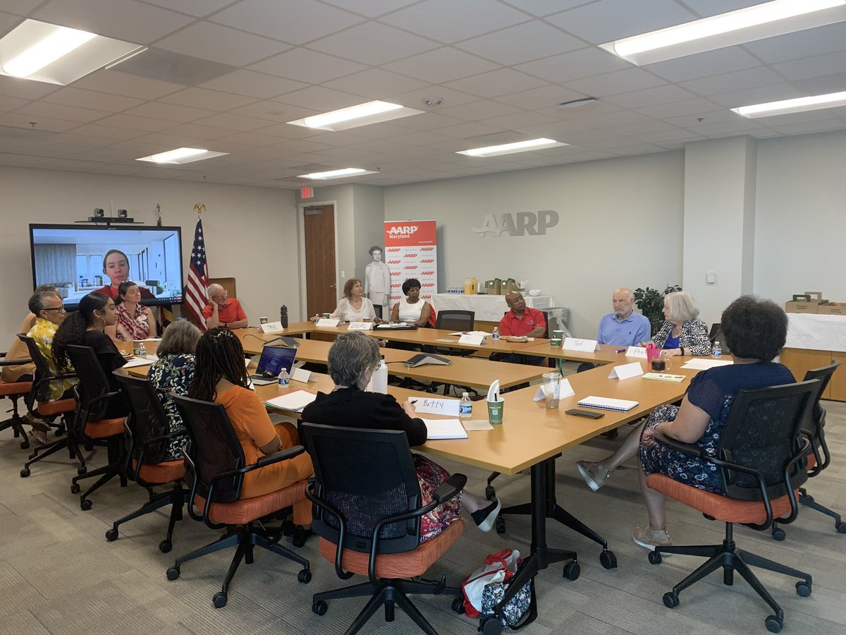 AARP Maryland Speakers Bureau members gather in Annapolis. Discussing our statewide presentations and community outreach initiatives. Excited to connect with local communities and make a difference together. #AARPVolunteer #NationalVolunteerMonth