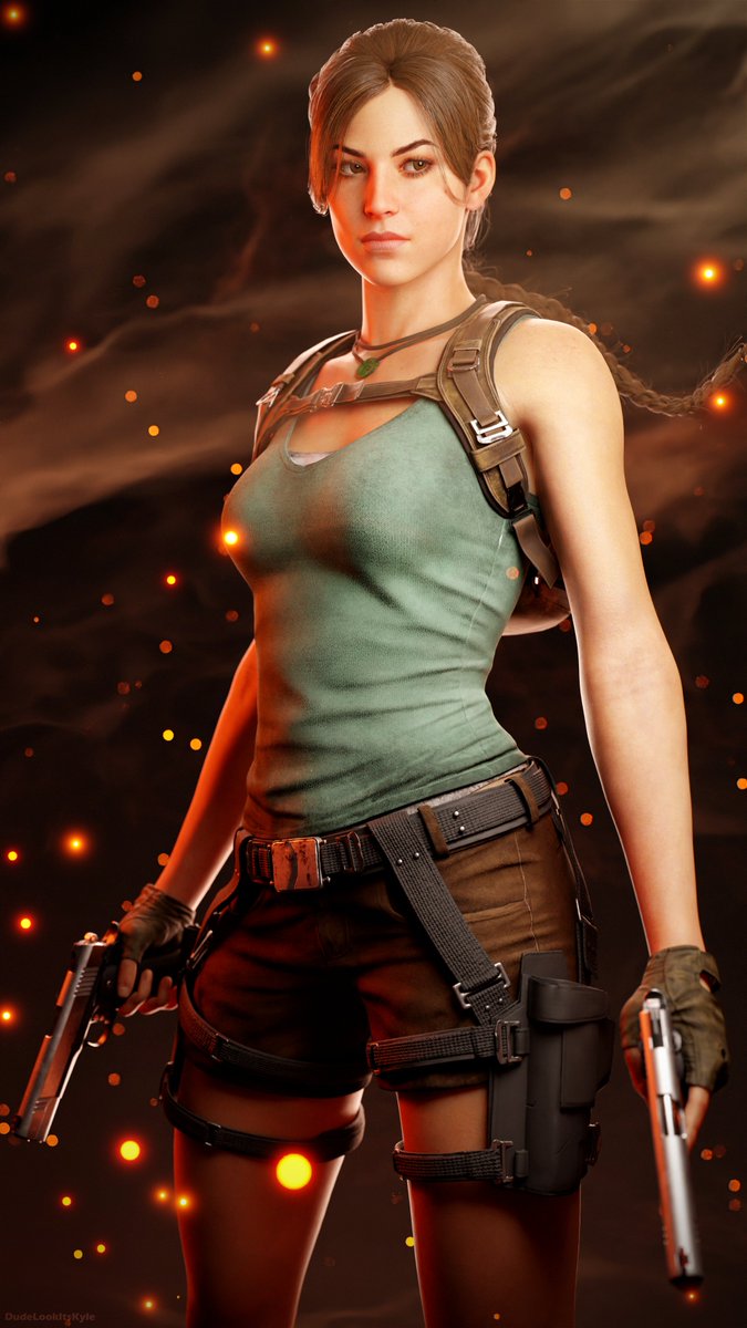 DudeKyleRaider's tweet image. COD Lara is making the rounds again in a negative way. Posting my renders of her to show she looks great. Ignore the cherry picked images trying to make her look bad.