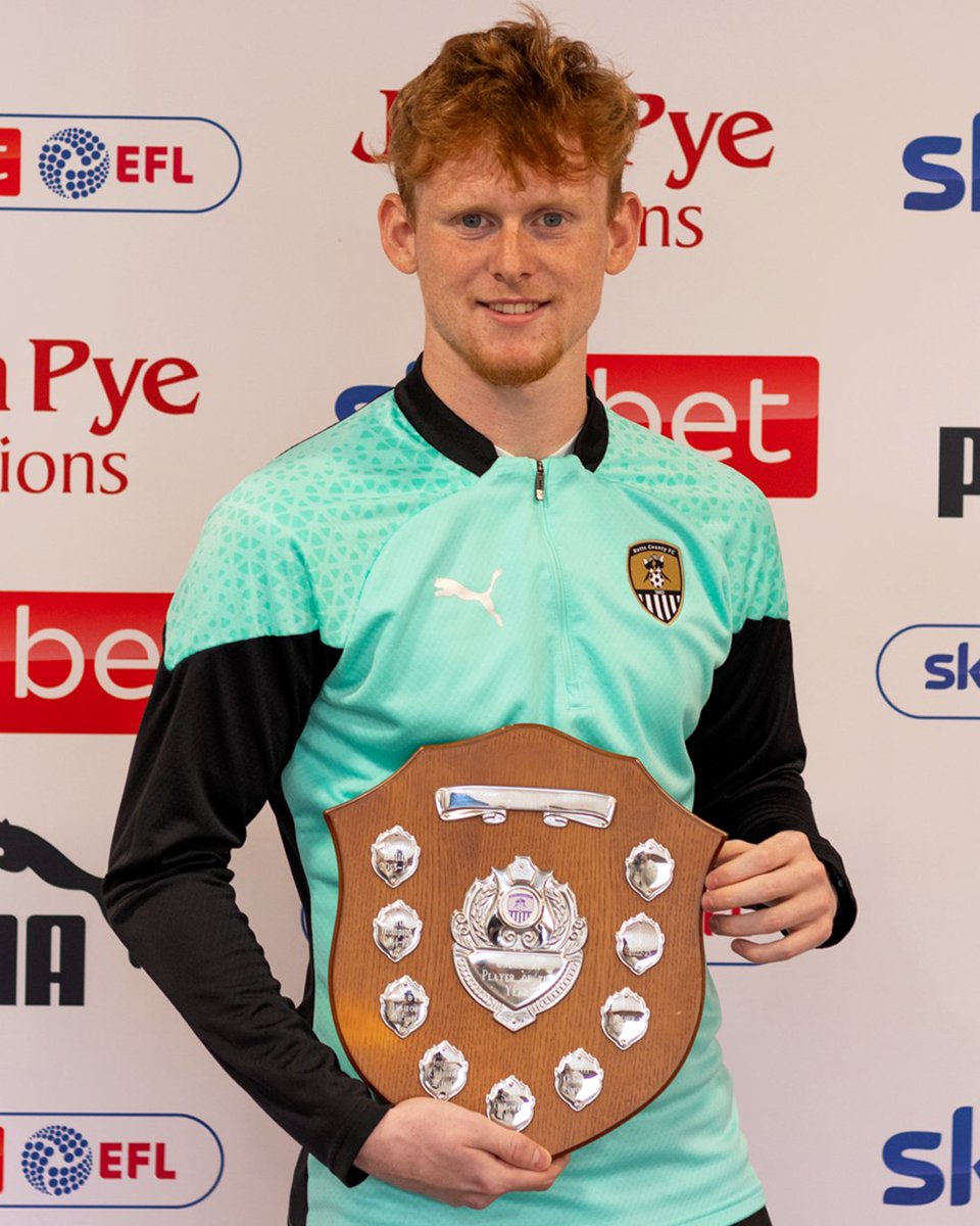 Congratulations to James Sanderson, who's been selected by @ncfcosa as our Under 21s Player of the Season 🏆