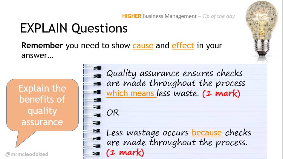 Business Management Exams are THIS week! Remember command words are an integral part of exam technique,  especially 'Explain' 👍 @auchmutyhs
