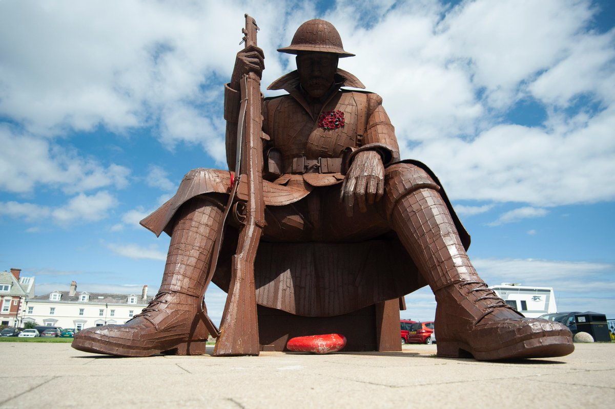Celebrate 10 years of 'Eleven-O-One' 🎉 Join local sculptor Ray Londsdale at Seaham Library tomorrow 1 May to celebrate the 10th anniversary of Tommy standing proud on Seaham sea front. Ray will talk about his life, work & latest projects. Find out more: lnk.bio/s/Tommy10