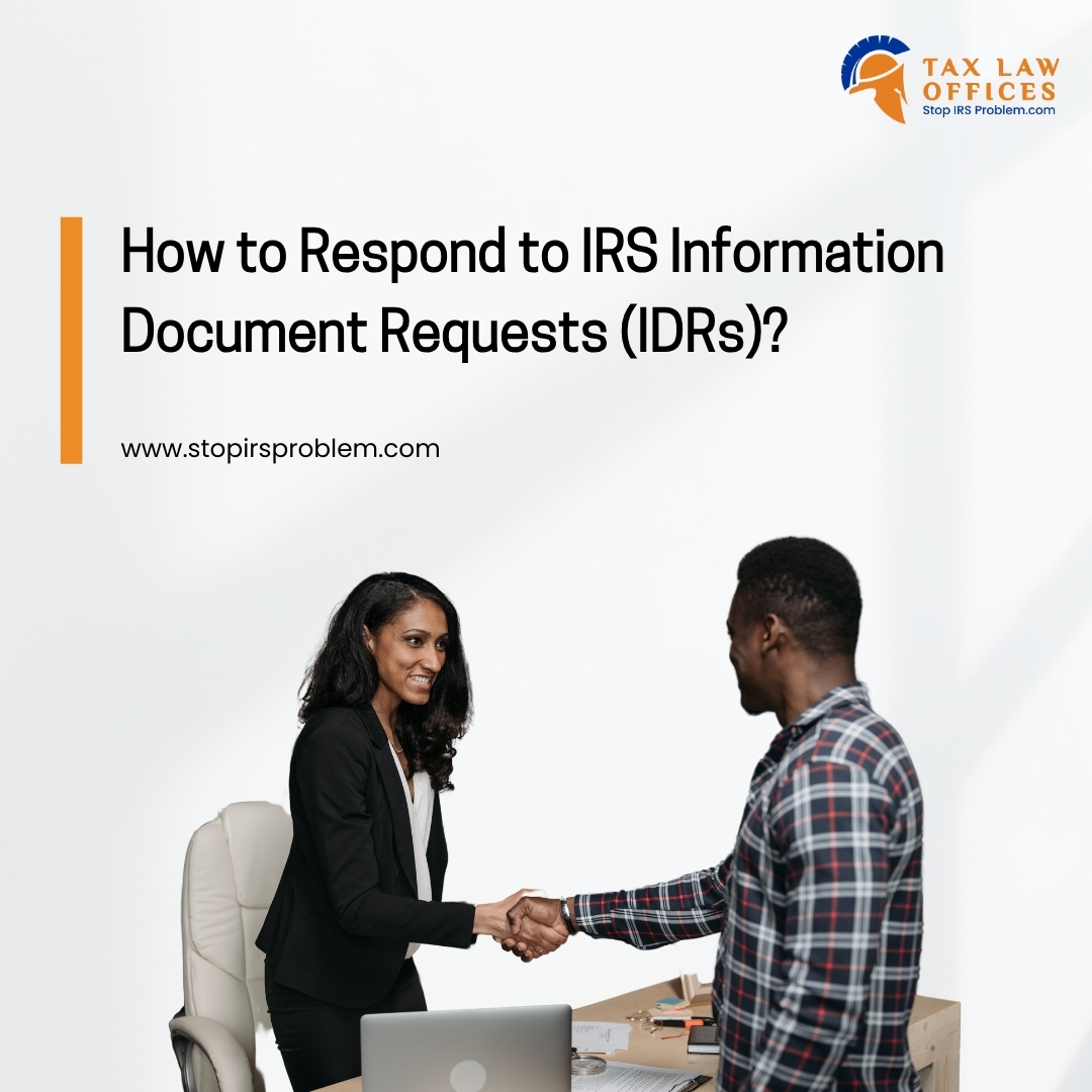 Received an IRS Information Document Request (IDR) and feeling overwhelmed? Take a deep breath – Tax Law Offices, Inc. is here to support you. Our team of experienced professionals specializes in preparing thorough and accurate responses to IRS. #irsproblems #irsaudit #irshelp