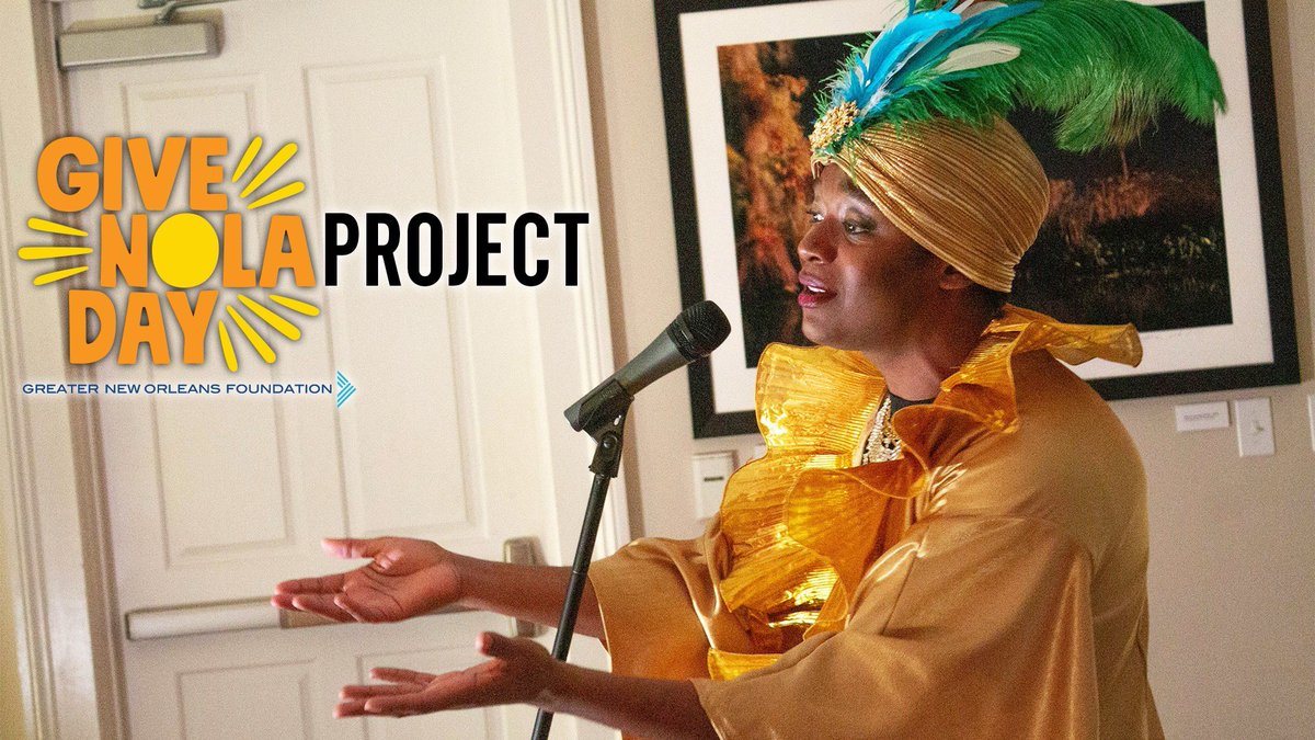 In one week, Give NOLA Project on #GiveNOLADay and help us continue to present powerful pieces in venerated venues. ℹ: GiveNOLA.org/the-nola-proje…