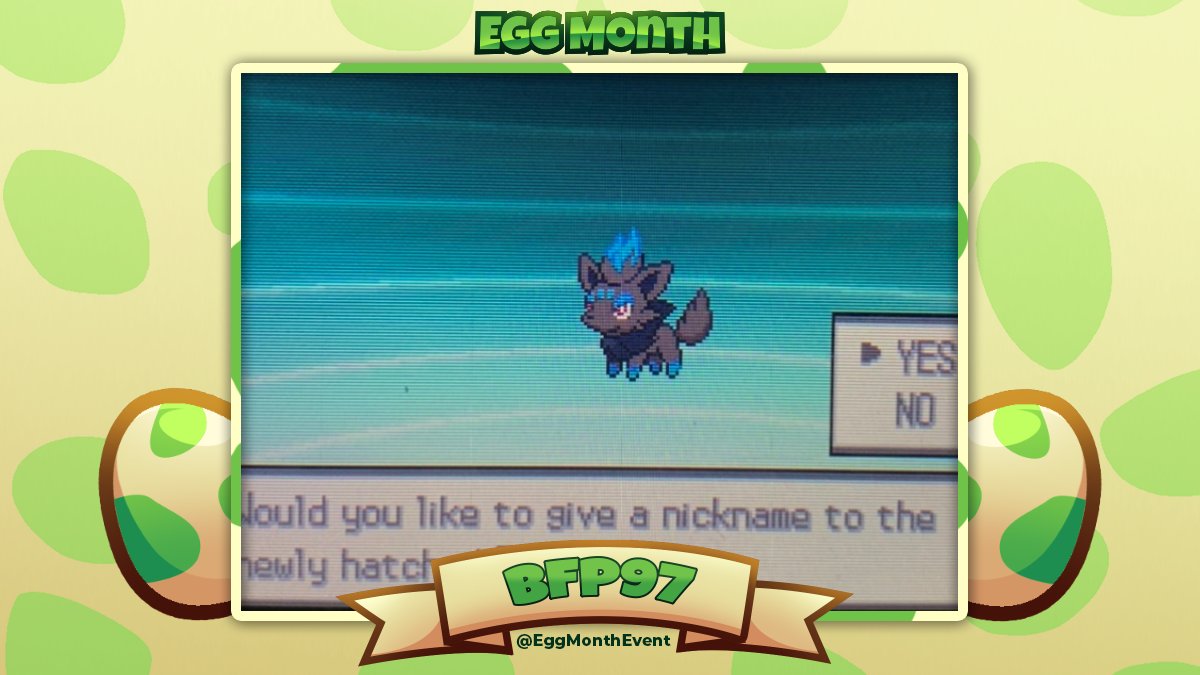 Congratulations to BFP97 for finding a shiny Zorua during #EggMonth2024!!