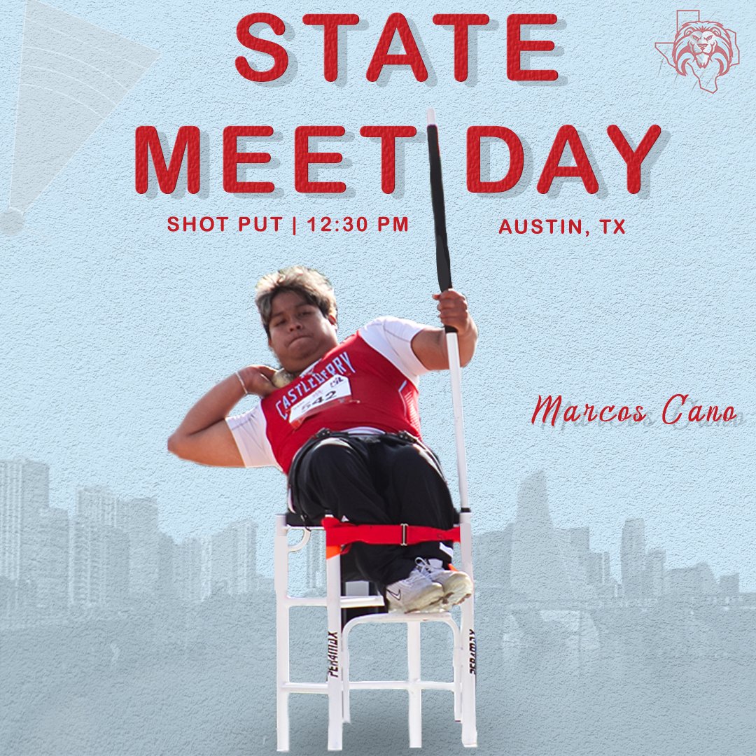 It's STATE MEET DAY for Marcos!💪