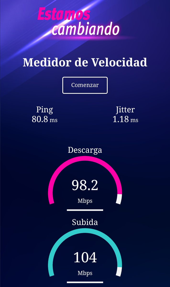 benqzzzz's tweet image. Excelente resultado del test con #GoldData #Wellcomm @fmonroy