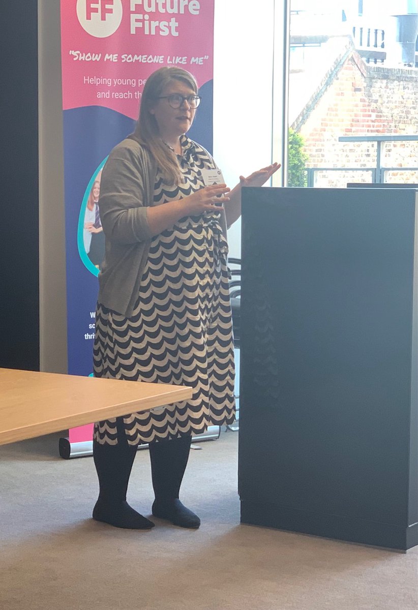 'Alumni are not only role models, they are 'real' models. They help young people recognise aspirations are fully achievable' Beth Jones, @GatsbyEd #careersconference #alumni #rolemodels