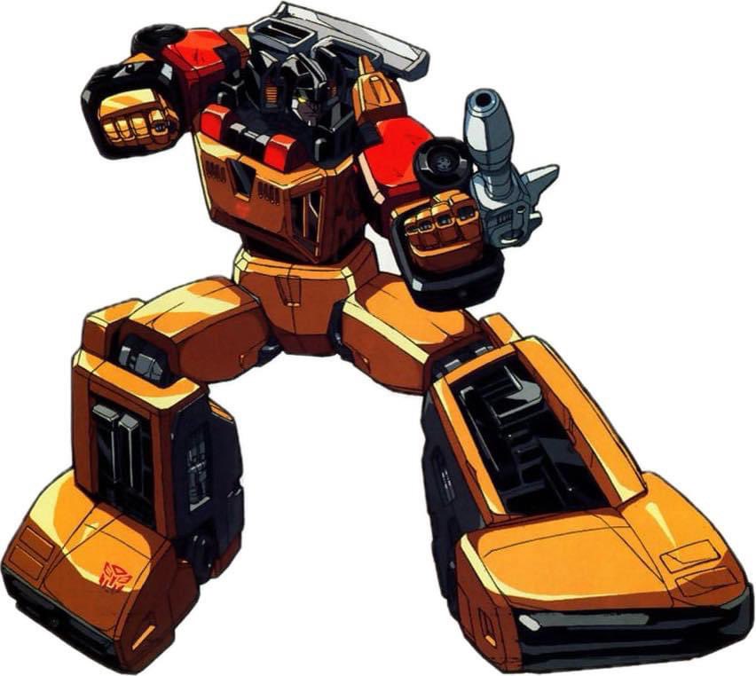 Transformers Battlefront 1984 - Sunstreaker's strength is only a bit above average, but his mastery of combat is top-notch. From hand-to-hand gladiatorial combat to sharpshooting, Sunstreaker's got it covered. (1/3) #Transformers40