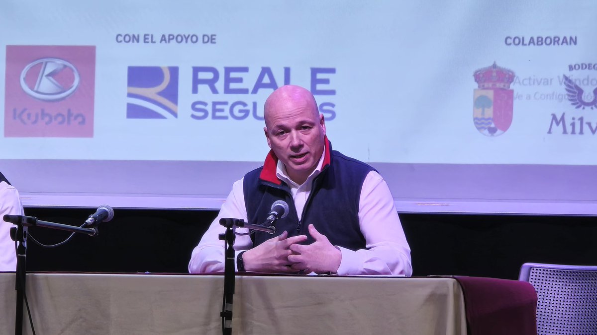 👤Durante la jornada intervino Jaime Gómez, resp. Segmento #AgroReale en @Reale_Seguros, destacando que “el sistema de #seguro español es la envidia de Europa. En #España, por su situación geográfica, el seguro es una necesidad como ya se vio hace años con los primeros seguros”.