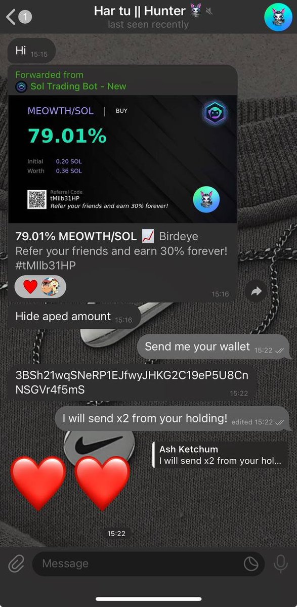 Meowth_Solana's tweet photo. We Doubled our investors Holdings! 

Send More Screenshots of your Profit in DM! https://t.co/wdItT3wPfH